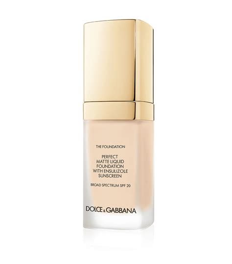 dolce & gabbana perfect matte liquid foundation|d&g online shopping.